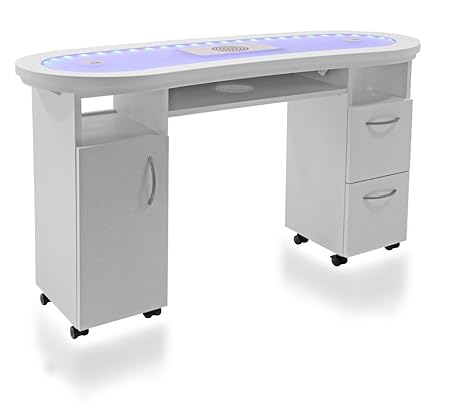 Manikürtisch, Nageltisch, Studiotisch mit Absaugung DR-05-N-02
