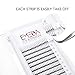 2 Packs 3D Volume Eyelash Extensions D Curl .10 12mm 14mm Premade Fans Russian Individual Cluster Eye Lashes W Pre Made Fanned Lash Extension Set by EMEDA