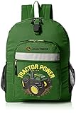 John Deere Boys' Tractor Power Backpack, Green