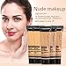 MISS ROSE Base Face Liquid Foundation Smooth Makeup Matte Wear Concealer Sun Block Cream(#7)