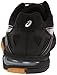 ASICS Women's Gel Tactic Volleyball Shoe, Black/Silver, 9 M US