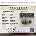 Set of 3 Natural Green Jade Egg,MUIIGOOD Yoni Egg,Kegel Balls,Massage Stones for Kegel Exercise Pelvic Floor Muscles Vaginal Exercise Health Care Ben Wa Balls for Women Gift
