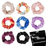 Bundle Monster 8pc Womens Fancy Shawl Scarf Fashion Polyester Scarves Solid Color Mixed Lot - Set 9