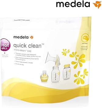 Bolsas de esterilización reutilizables Quick Clean, Medela: Amazon ...