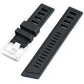 StrapHabit Quick Release Pro Diver Rubber Watch Strap Band FKM 20mm 22mm