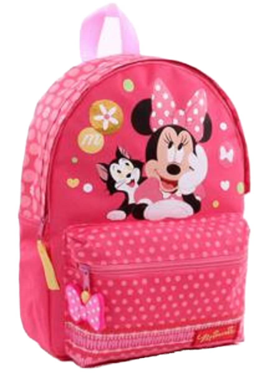 Vadobag Minnie Mouse Backpack with 1 Front Pocket 31 cm Pink