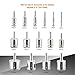 Diamond Drill Bits, Genround 15 PCS Hollow Core Drill Bit Set for Ceramic, Glass, Porcelain Tile Diamond Hole Saw Tile Set Glass Drill Bit, 1/4 to 2 Inch