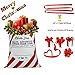 Tututassy 3Pack Blank Santa Sack, Personalized Santa Bag with Drawstring 26