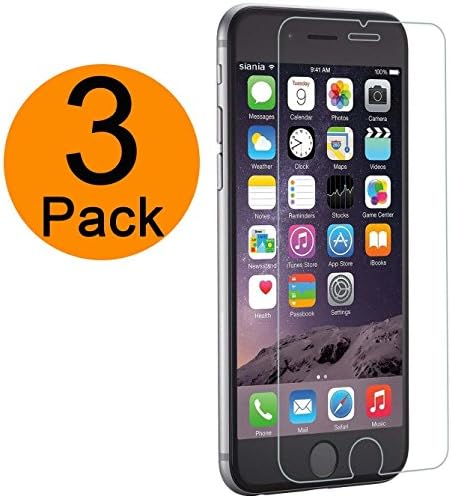 iPhone 6S Plus Screen Protector, Dimik 3 pack iPhone 6S Plus Tempered Glass Screen Protector for Apple iPhone 6 Plus, iPhone 6S Plus 2015