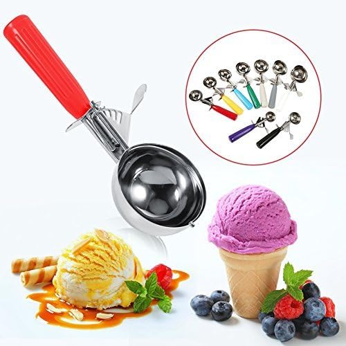 Yosoo Stainless Steel Ice Cream Spoon Fruit Vegetable Spoons Kitchen Gadget Tool Coffee 9 Sizes (Size : 8cm) - Image 4