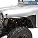 EAG Edge Front Fender with Flair and LED Eagle Lights Fit for 76-86 Jeep Wrangler CJ