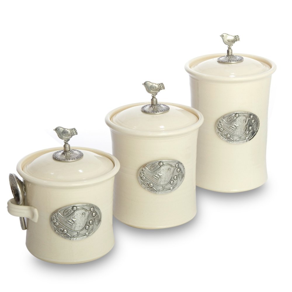 Amazon.com - Buyers 1st Choice Artisans Domestic Ceramic Canister (3