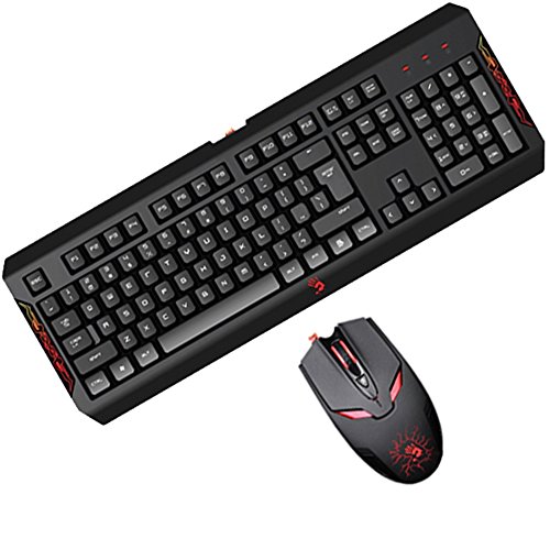 Kit Teclado e Mouse Bloody USB Preto Q1100 - A4 Tech