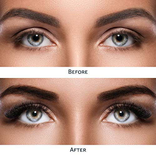 Eyelash Growth Serum - Lash and Eyebrow Enhancer - Natural Booster for Rapid Lash and Brow Growth - EU Made Nutrition and Regeneration Eyelash Serum for Extension, Thickness and Nature Look