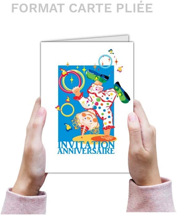 Carte Invitation Anniversaire Clown 8 Cartes Postales 3 Formats Dispos Carte Invitation Anniversaire Avec Un Clown Papeterie Fournitures De Bureau Eng Bouldermicrofinance Org