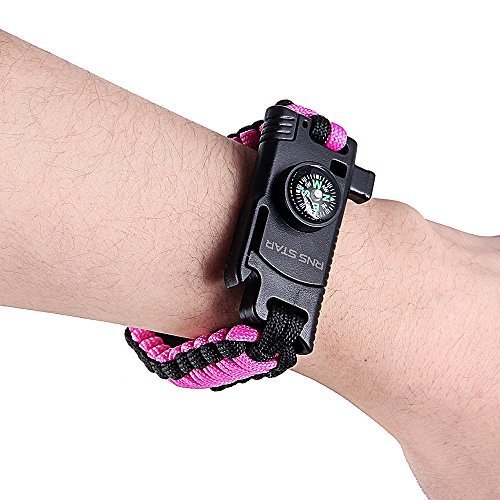 2 RNS+STAR+Paracord+Survival+Bracelet