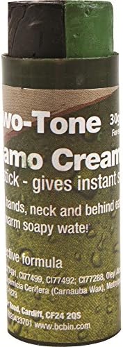 BCB TWO TONE CAMO FACE CREAM 30G (BLACK AND GREEN)