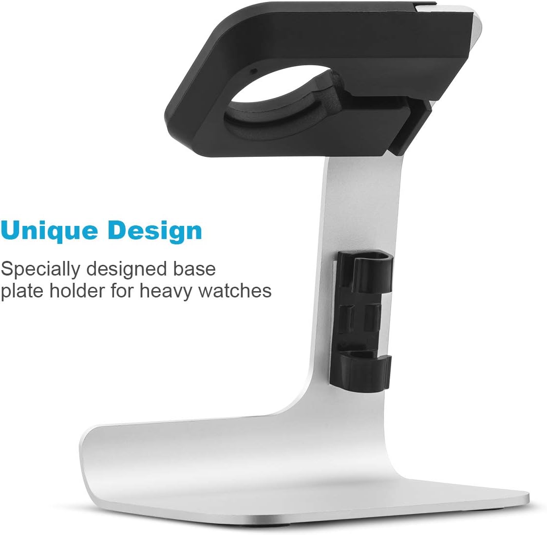 Tranesca Aluminum Watch Stand for Multiple Brand smartwatches - Stand only (Compatible with Michael Kors, Armani, Diesel, Fossil and More, Must Have smartwatch Accessories): Electronics