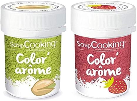 2 Lebensmittelfarbe Erdbeeren Und Pistazien Aromen Amazon De Kuche Haushalt