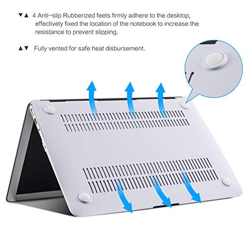 Lalumix MacBook Air 13 Inch Case A1466 A1369, Plastic Hard Shell with Keyboard Cover Screen Protector for Apple Mac Air 13 (MacBook Air 13\