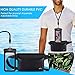 BROTOU Waterproof Phone Pouch,Large Waterproof Bag with Fanny Pack, Dry Bags for Kayak, Waist Pouch Bag for Beach, Boating, Sailing, Swimming Compatible for 14/13 Pro/11 Pro/XR/XS/X/8/7 Galaxy S10