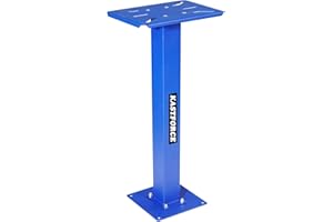 KASTFORCE KF3004 Bench Gridner Stand Work Table 13.7”x10” /350x250mm Mounting Plate Vice Stand Bench Vise Stand Belt Disc San