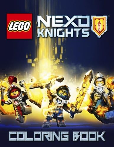 LEGO Nexo Knights Coloring Book for Kids | 40 Gorgeous Illustrations