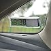 TOOGOO LCD Display Digital Electronic Clock with Sucker LED for All Cars Indoor Outdoor Home