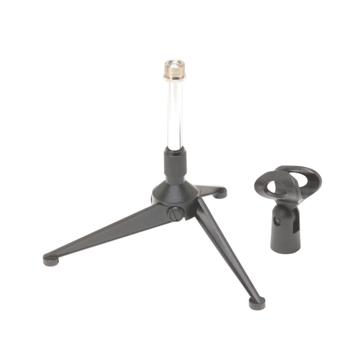 On-Stage Stands DS7425 Table Microphone Stand with Base and 3 Retractable Feet
