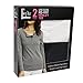 Felina Women's Cotton Modal Henley T-Shirt (Pack of 2)