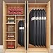 HOMMINI Pack of 6 Garment Bags, Full Clear Hanging Zipper Suit Bags, Storage/Travel/Closet Clothes Covers, Lightweight Dust Cover 2 Sets of (60