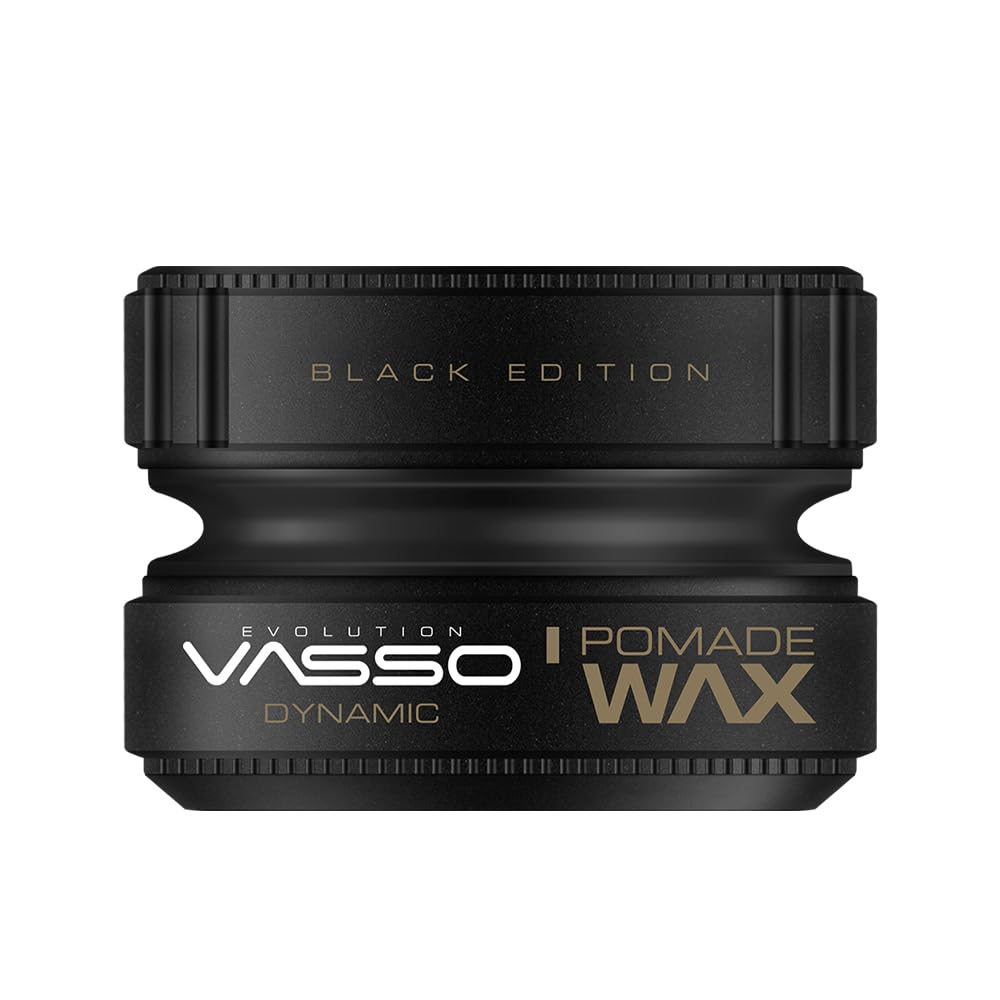 Vasso Dynamic Black Edition Hair Styling Pomade Wax || 150ml