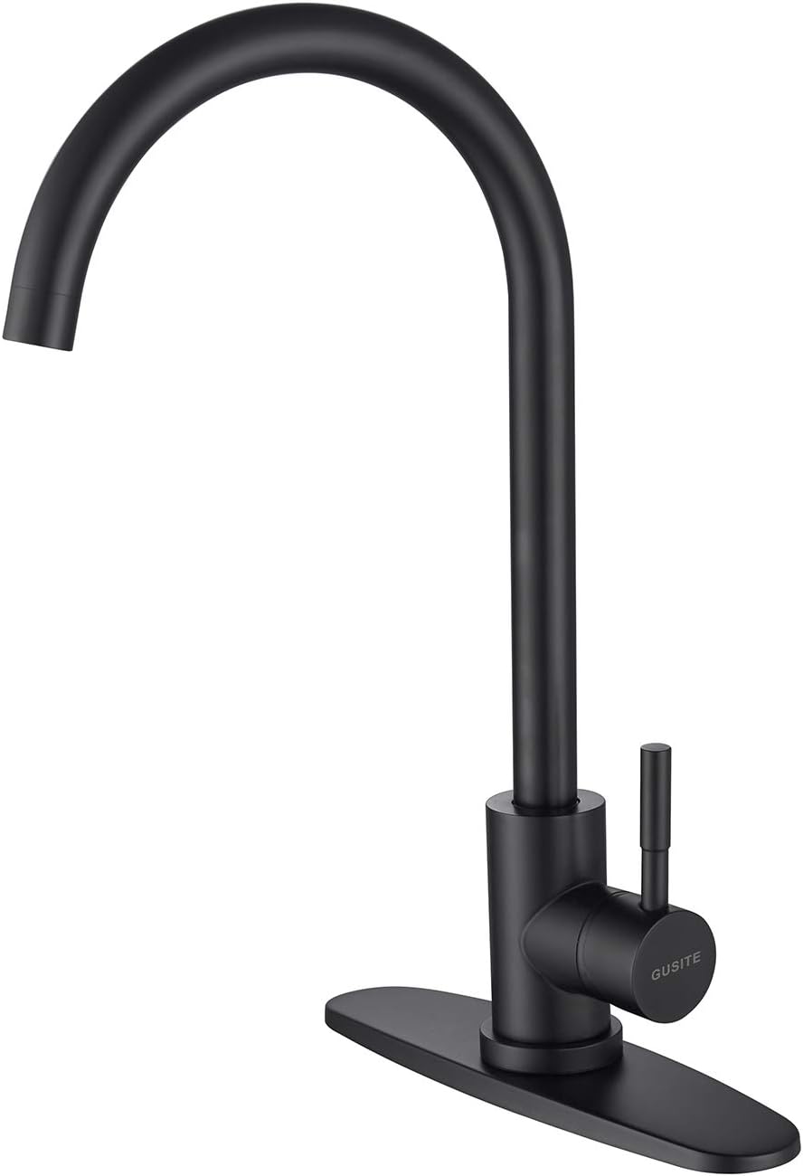 Bar sink FaucetGUSITE Single Handle Stainless Steel Kitchen Sink