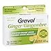 Certified Organic Ginger GRAVOL (20 Chewable Lozenges)500mg Antinauseant for NAUSEA, VOMITING & MOTION SICKNESS