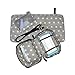 TWELVElittle Diaper Clutch 3.0 - Crossbody Diaperbag with Changing Pad, Detachable Pouch and Wipes Case. Machine Washable - Black