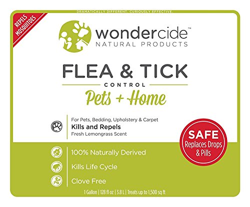 Wondercide Home Flea and Tick Control Spray - Lemongrass - 128 oz Flea Killer for Home