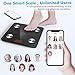 Updated 2020 Version Bluetooth Digital Body Fat Scale, AMAGARM Smart Wireless BMI Weight Scales, Bathroom Tracks Body Composition Analyzer Scale with Smartphone App for Water, BMI, BMR, Muscle Mass
