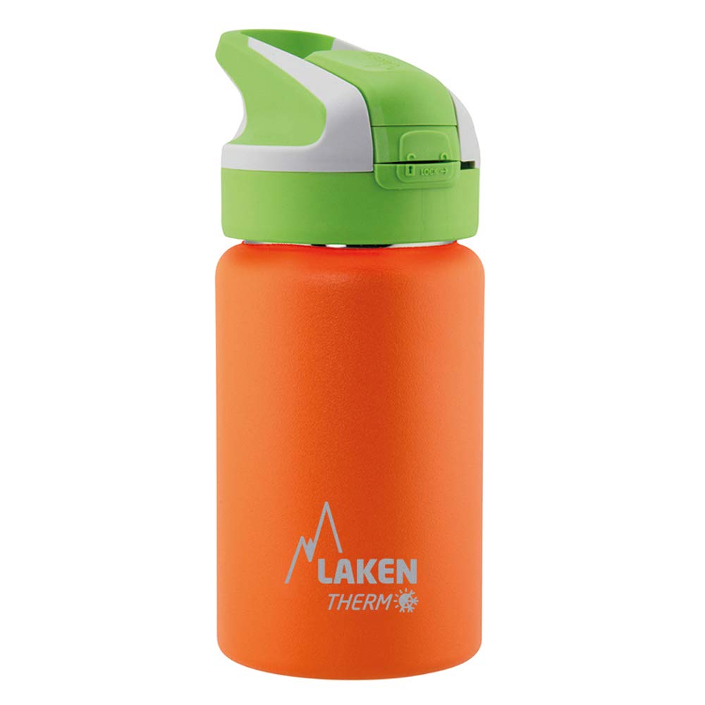 Laken Unisex - Adults Thermal with summit closure 0.35 L Thermal Bottle, TS3O, Orange, 0.35