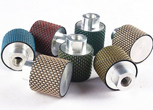 2 inch Resin Diamond Dry Polishing Drum Wheels(set of 7pcs)