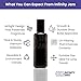 Infinity Jars Black Ultraviolet Glass Bottle 50 Ml (1.7 fl oz) w/Glass Ball Roll on Tip Screw top Bottle for Essential oil,Perfume Cosmetics, Moisturizer Airtight Round, Roller Bottles w/Black Cap
