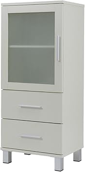 Amazon Com Lunanice Wood Floor Cabinet Storage Unit Organizer