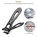 Nail Clippers Manicure Set for Fingernail & Toenail Stainless Steel Heavy Duty Nail Kit Grooming for Men Pedicure Tool Trimmer, opove X3 Black