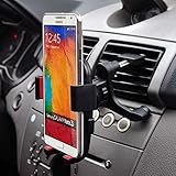 Coocolor Universal Car Air Vent Mount Holder / Cradle - Compatible with All Smartphones, including IPhone 4, 4S, 5, 5S, 5C, 6, 6 Plus - Samsung Galaxy S3, S4, S5 - Galaxy Note 2, 3 - LG, G2 - Motorola Moto X Droid HTC One, Nexus 5 (Car Vent Mount)