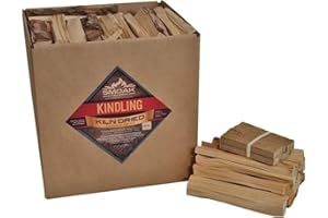 Smoak Firewood - Kiln Dried Premium USDA Certified Mixed Hardwood Kindling - Rough Cut (8in Pieces) 18-22lbs