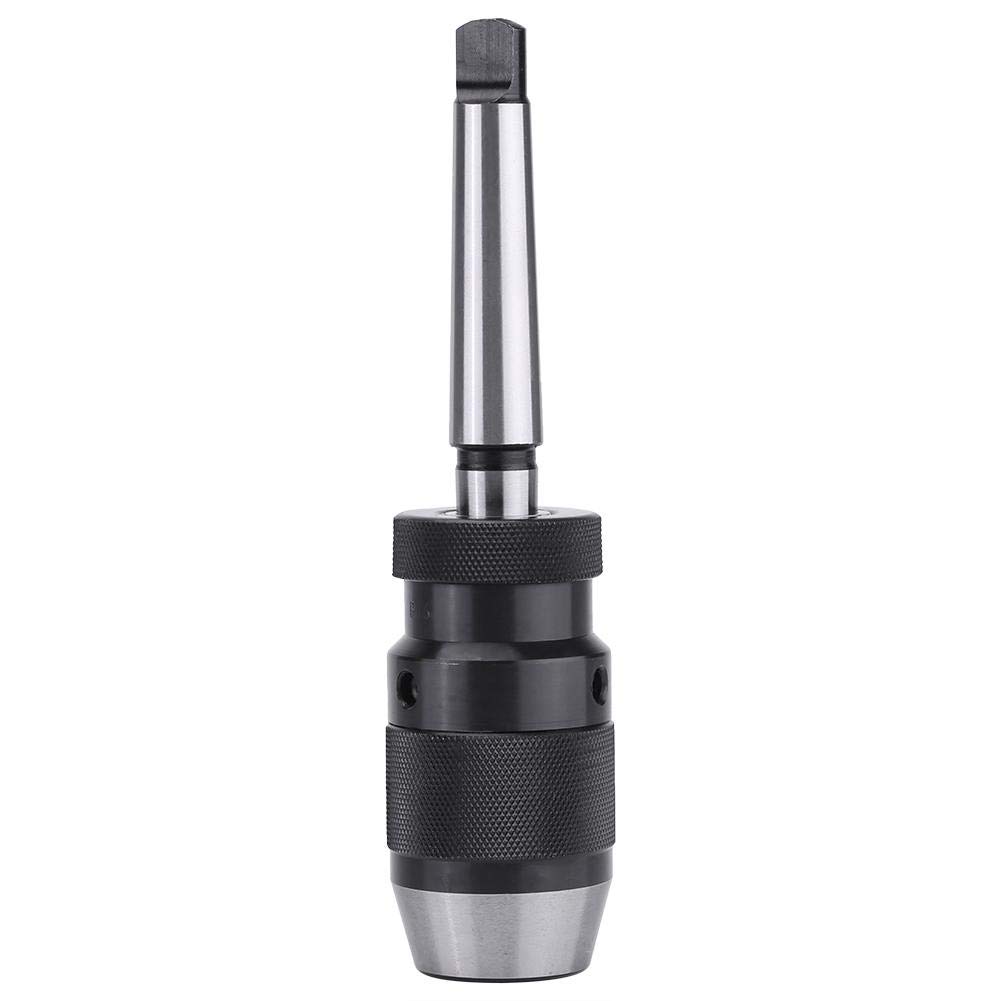 Bewinner 1-13mm 1/2" Steel Drill Chuck, Self-Tightening Keyless Lathe Drill Milling with Chuck Key and Arbor, Suitable for lathes, Boring lathes and Electric Hand Tools