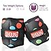 SHOUNg Personalised Ankle Weights / Wrist Weights with Adjustable Strap (Polka Dot Print, 2 - 4lbs)