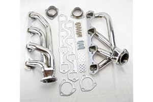 TUNERBITS Shorty Stainless Steel Headers Exhaust Manifolds for Ford 1964-1977 260 289 302