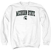 LOGOVISION Michigan State University Arch Logo Secondary Unisex Adult Crewneck Sweatshirt