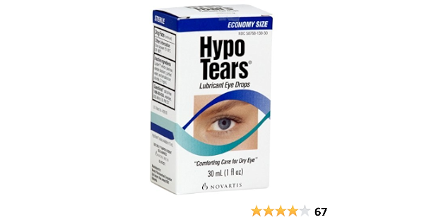 Novartis lubricant Eye drops, hypo tears, 1oz (358768130300)