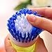 Pot/Dish Brush -4 Pcs Soap Dispensing Detergent Scrubber Kitchen Brush Dish Wash Palm Scrubber with Assorted Colors